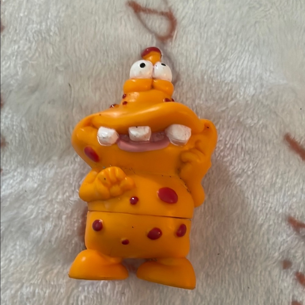 Vintage Mix & Match Galactoids orange Alien Monster 3" Figure 1999